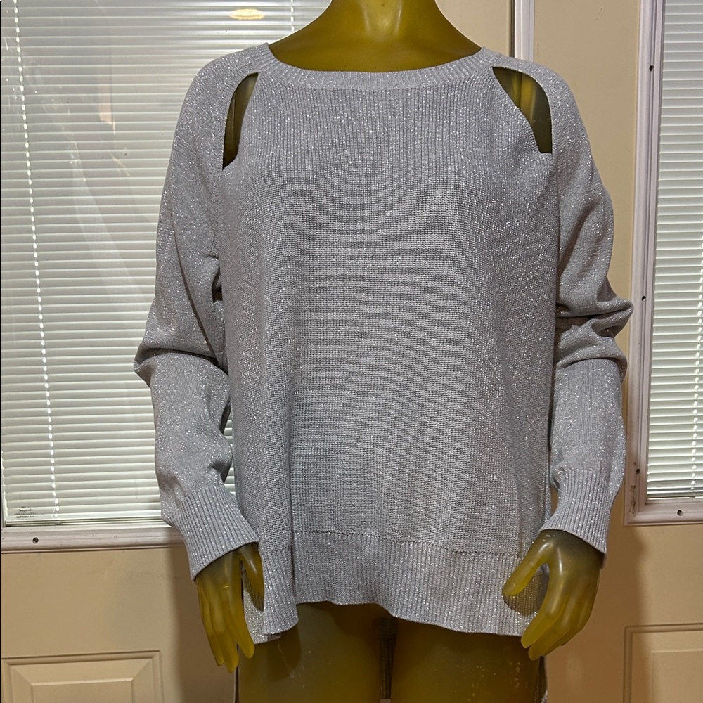 NWOT Michael Kors Silver Women's Sweater